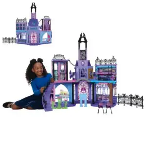 Mattel Monster High Haunted High School Doll House With 35+ Pieces Of Furniture And Accessories