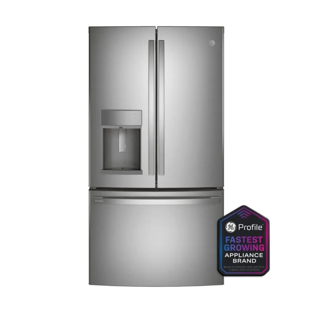GE Profile™ ENERGY STAR® 27.7 Cu. Ft. Fingerprint Resistant French-Door Refrigerator with Hands-Free AutoFill