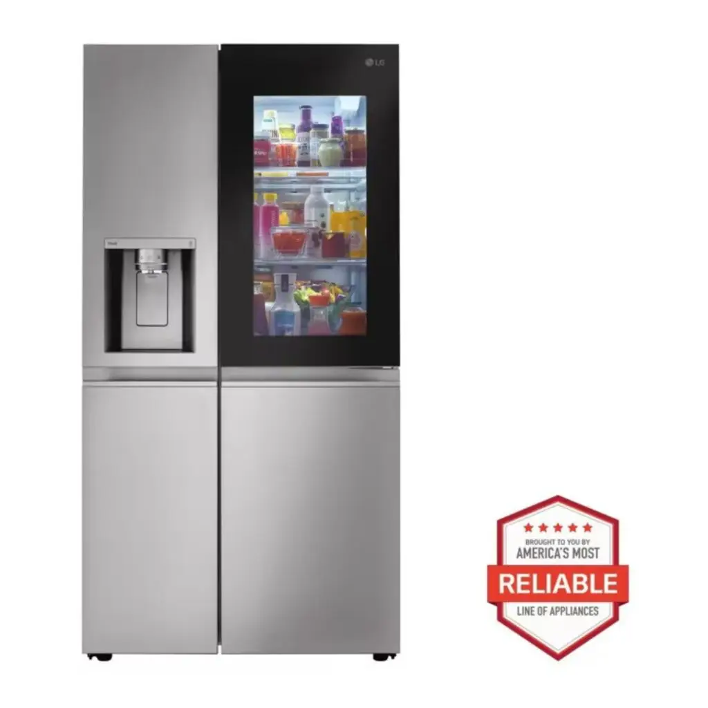 LG 27 cu. ft. Side-By-Side InstaView® Refrigerator